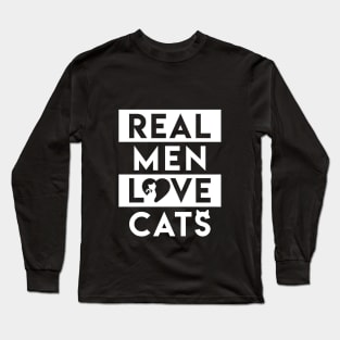 Real Men Love Cats Long Sleeve T-Shirt